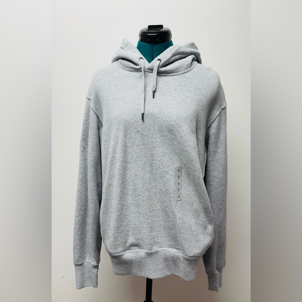 NWT Uniqlo Men’s Sweat Oversized Pullover Long Sleeve Hoodie Gray Size Small
